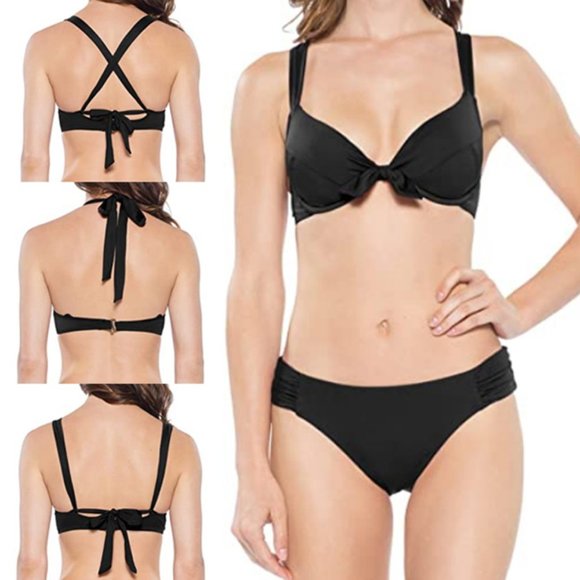 BECCA Other - NEW Becca Multi Way Top Bottom 2pc Bikini Set $132